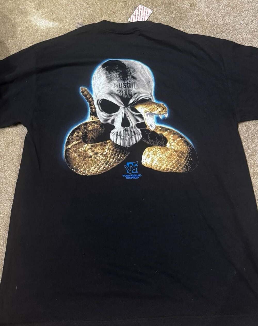 Vintage WWF Stone Cold Steve Austin T-Shirt Size XL NEVER WORN W/ TAGS